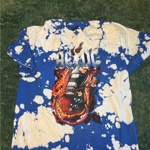 AC/DC Blue and White T-Shirt